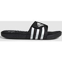Adidas Unisex Adult's Adissage Beach & Pool Shoes, Black (Core Black/Ftwr White), 10 UK (44.5 EU)