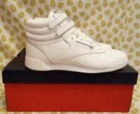Reebok Baby Girls Ex-O-Fit Hi Sneakers, White/Silver-Intl, 5 UK Child