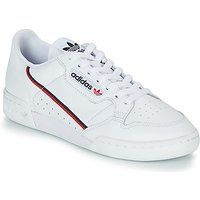 adidas Men's Continental 80 Gymnastics Shoes, White (FTWR White/Scarlet/Collegiate Navy FTWR White/Scarlet/Collegiate Navy), 5 UK