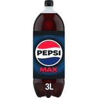 Pepsi Max No Sugar Cola Bottle 3L