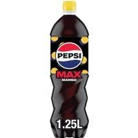 Pepsi Max Mango No Sugar Cola Bottle 1.25L