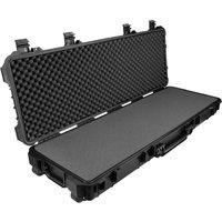 tectake Rifle case with hard shell - black