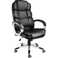 Tectake - Office chair Jonas - desk chair, computer chair, swivel chair - black