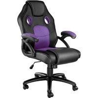tectake Gaming chair - Racing Mike - black/purple