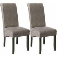 Rustic Leatherette Dining Chair Pair | Home & Kitchen Seats in Durable Fabric