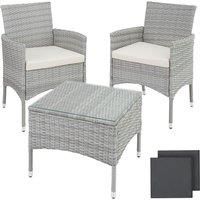 Rattan garden furniture set Lucerne | 2 chairs, 1 table | Outdoor Bistro Group