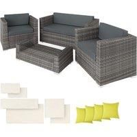 Rattan Furniture Sets Lounge Seats Sofa Table Cushions Garden Patio Outdoor New