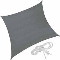 Sun Shade Sails Canopy Garden Patio Balcony Home UV Protection Square Grey New