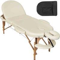 PORTABLE MASSAGE TABLE BENCH OVAL 3-SECTIONS INCLUSIVE BAG new