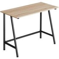 Tectake Desk Newton 100X50X77Cm - Light Brown