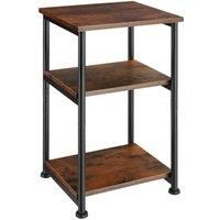 Tectake Side Table Memphis 34X30X59Cm - Brown