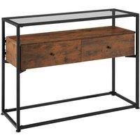 Hallway console table Reading | 101.5x41.5x80.5cm with two shelves & two drawers