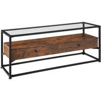 Console table hallway side board large storage space with shelves and drawers