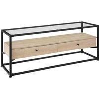 Console table hallway side board large storage space with shelves and drawers