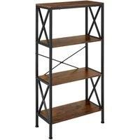 Standing shelf Barry 61.5x31.5x133.5cm with 4 tiers