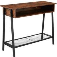 Sideboard Tralee - tabletop, storage compartment and grid shelf