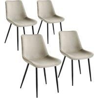 Dining Chair Accent Velvet Chairs 2 Piece Set Scandi Design Reading Office Seat
