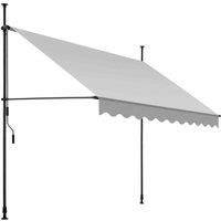 Awning Retractable Canopy Garden Weather Protection Sun Shade Roof Easy Install