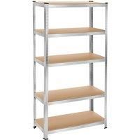 TecTake Heavy Duty Garage Shelving Made Of Sheet Steel Konrad