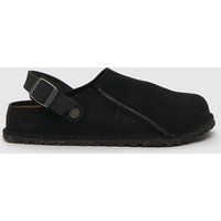 BIRKENSTOCK lutry clog sandals in black