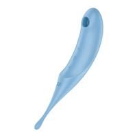 Satisfyer 'Twirling Pro', air-Pulse and Lay-on 20 cm, Colour:Blue