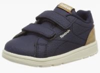 Reebok Kid's Classic Shoes (Size UK 6k) Navy Logo Royal Comp Trainers - New