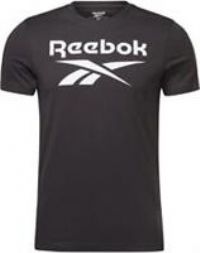 Reebok Ri Big Logo T-Shirt, Men/'s, Mens, T-Shirt, FP9150, Black, M