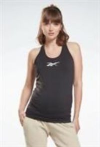 Reebok Studio Maternity Tank Top - Black - Size Small UK 8-10 - RRP £39.99