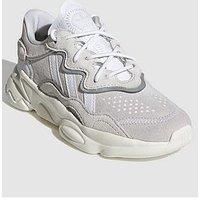 adidas white & beige ozweego Junior Trainers