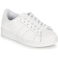 adidas Superstar C, Boy's Sneaker, Ftwr White/Ftwr White/Ftwr White, 1 UK (33 EU)