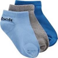 Reebok Kids Inside Socks 3 Pairs Size 10-11.5 EU 28-30 RRP £12 Brand New GG6671