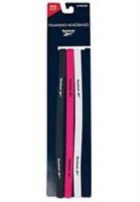 3 Pack Reebok Headbands White Pink Blue Hairbands Unisex Womens Training Sports