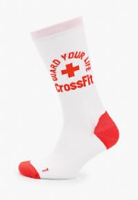 Reebok Cross Fit Socks (Size 2.5-3.5) Men's Gym CF Eng Crew Logo Socks - New