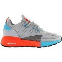 adidas ZX 2K Boost Lace-Up Grey Synthetic Womens Trainers FY0606