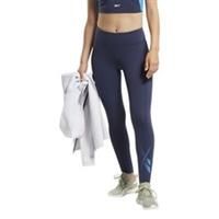 Reebok Womens TS Lux 2.0 Graphic Leggings - Blue / 2XS
