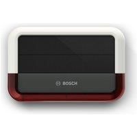 Bosch Smart Home Outdoor Siren, Wireless Alarm System, Warns By 3-Fold Alarm Audible, Visible and Via Push Notification White