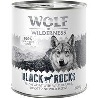Wolf of Wilderness Adult Single Protein 6 x 800g - Black Rocks - Goat