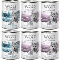 Wolf of Wilderness Junior Duo-Protein Recipe Saver Pack 24 x 400g - Mixed Pack (2 Varieties)