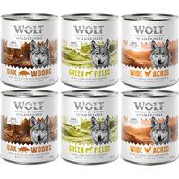 Wolf of Wilderness Adult Single Protein 6 x 800g - Mixed Pack (3 Varieties)