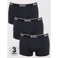 Boss Bodywear 3 Pack Power Trunks - Open Blue