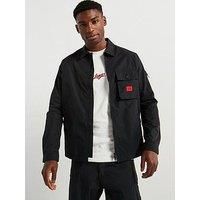 HUGO Men's Emmond Lightweight Jacket, Black