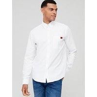 HUGO Men's Evito Slim Shirt, White