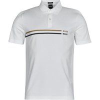 BOSS  Pack 32  men's Polo shirt in White