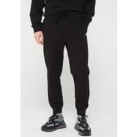 HUGO Mens Dayote232 Logo-print tracksuit bottoms in cotton terry