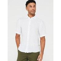 Boss Rash 2 Regular Fit Short Sleeve Shirt - White