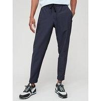 BOSS Mens Slim Fit Flex Trousers Dark Blue S