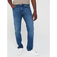 BOSS Mens Maine Jeans Medium Blue 38W / 32L