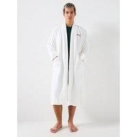 HUGO Men/'s Terry Gown 10253946 01 Dressing, White, L