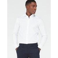 Boss Regular Fit Long Sleeve Shirt - White