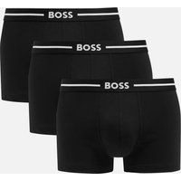 BOSS Bodywear Three-Pack Bold Stretch-Cotton Boxer Trunks - S